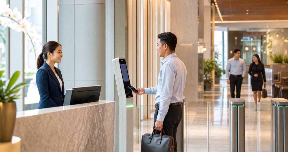 Visitor Management real-world application